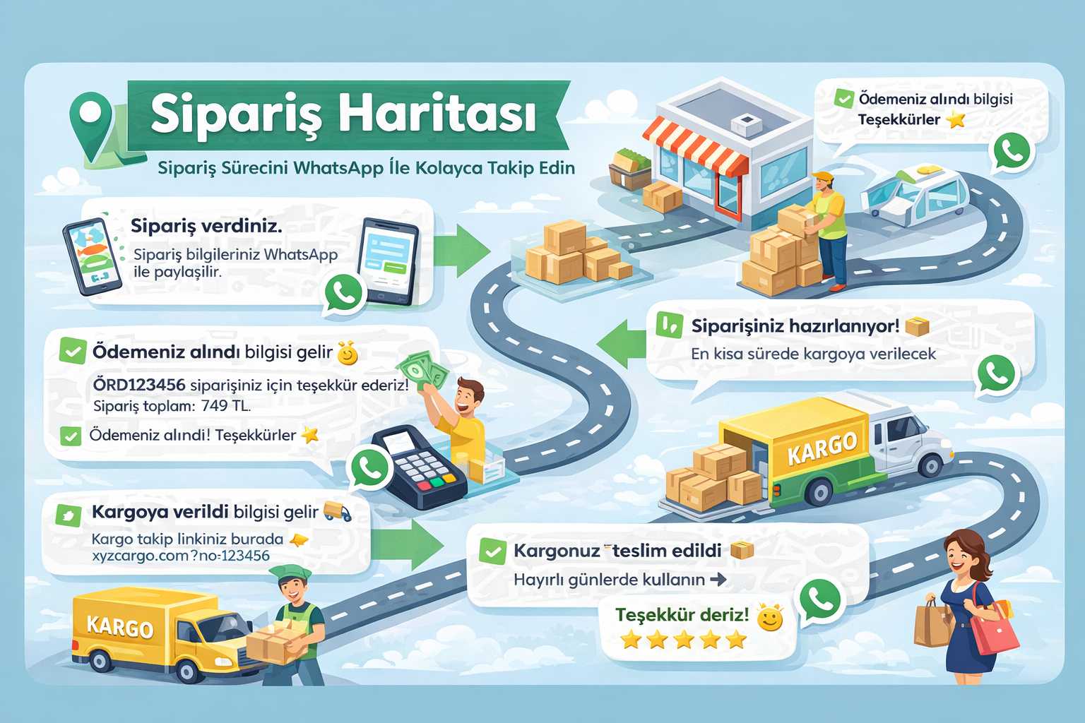 Sipariş Süreci Haritası